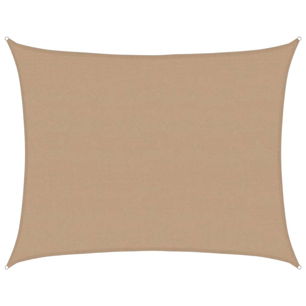 vidaXL Sunshade Sail 160 g/m² Taupe 6x7 m HDPE