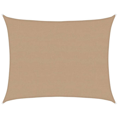 vidaXL Sunshade Sail 160 g/m² Taupe 6x7 m HDPE