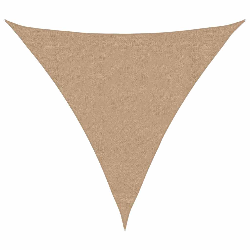 vidaXL Sunshade Sail 160 g/m² Taupe 3x3x3 m HDPE