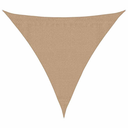 vidaXL Sunshade Sail 160 g/m² Taupe 3x3x3 m HDPE