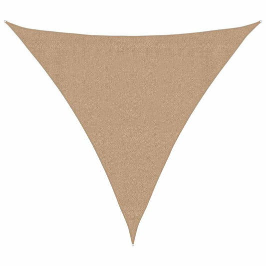 vidaXL Sunshade Sail 160 g/m² Taupe 3x3x3 m HDPE