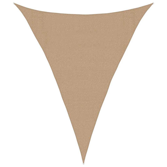 vidaXL Sunshade Sail 160 g/m² Taupe 3x4x4 m HDPE
