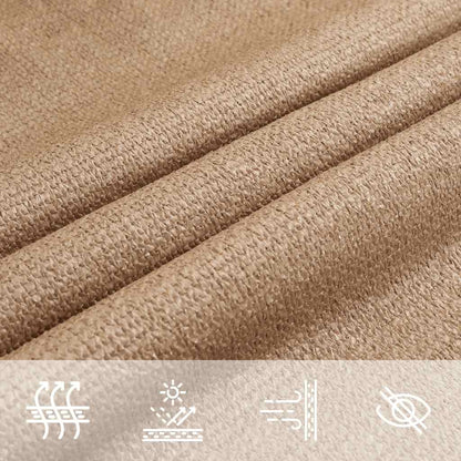 vidaXL Sunshade Sail 160 g/m² Taupe 4x5x5 m HDPE