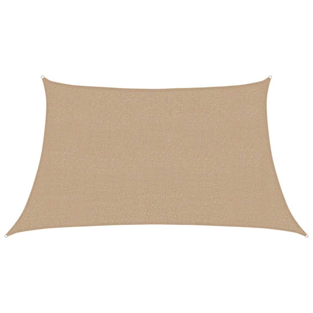vidaXL Sunshade Sail 160 g/m² Taupe 3/4x2 m HDPE