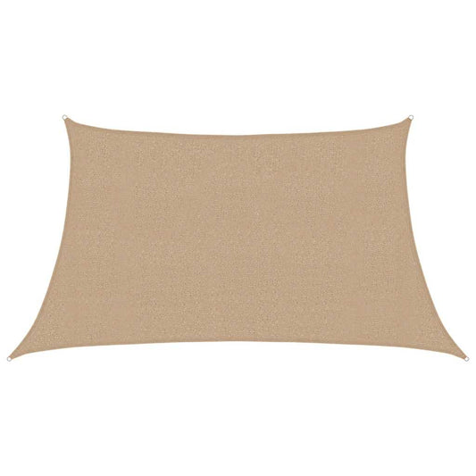 vidaXL Sunshade Sail 160 g/m² Taupe 3/4x2 m HDPE