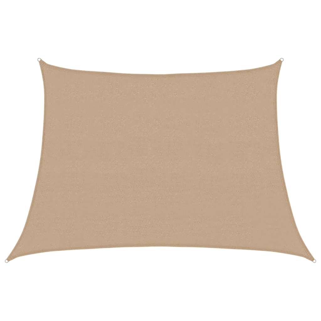 vidaXL Sunshade Sail 160 g/m² Taupe 4/5x3 m HDPE