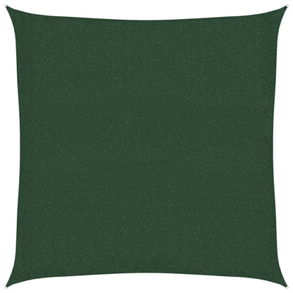 vidaXL Sunshade Sail 160 g/m² Dark Green 3x3 m HDPE
