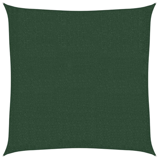 vidaXL Sunshade Sail 160 g/m² Dark Green 3x3 m HDPE
