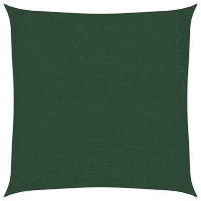 vidaXL Sunshade Sail 160 g/m² Dark Green 3.6x3.6 m HDPE