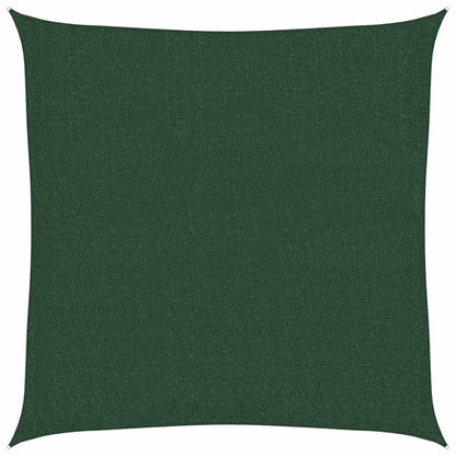 vidaXL Sunshade Sail 160 g/m² Dark Green 3.6x3.6 m HDPE