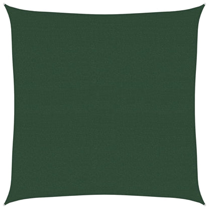 vidaXL Sunshade Sail 160 g/m² Dark Green 4x4 m HDPE
