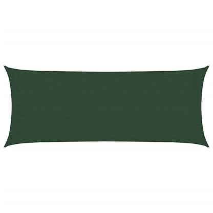 vidaXL Sunshade Sail 160 g/m² Dark Green 2x4.5 m HDPE