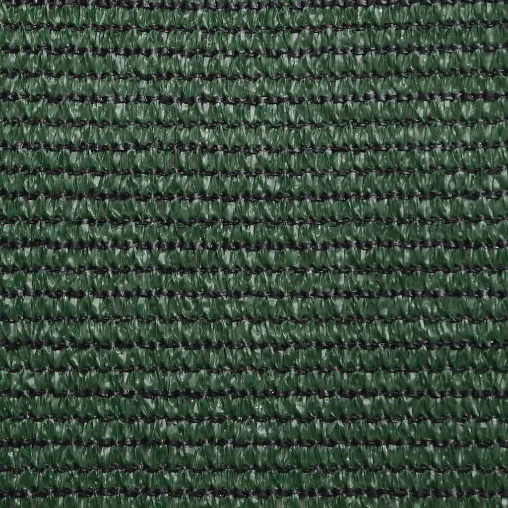 311478 vidaXL Sunshade Sail 160 g/m² Dark Green 4x4x4 m HDPE
