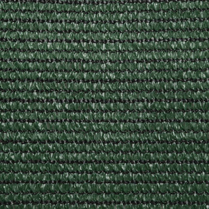 vidaXL Sunshade Sail 160 g/m² Dark Green 4x4x4 m HDPE
