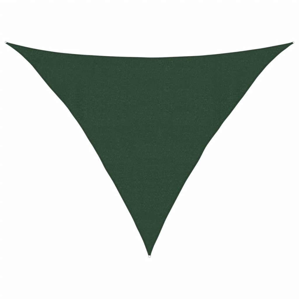 vidaXL Sunshade Sail 160 g/m² Dark Green 4x4x5.8 m HDPE