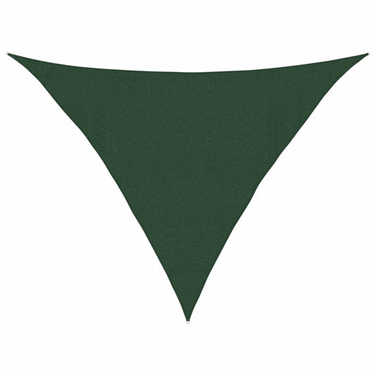 vidaXL Sunshade Sail 160 g/m² Dark Green 4x4x5.8 m HDPE