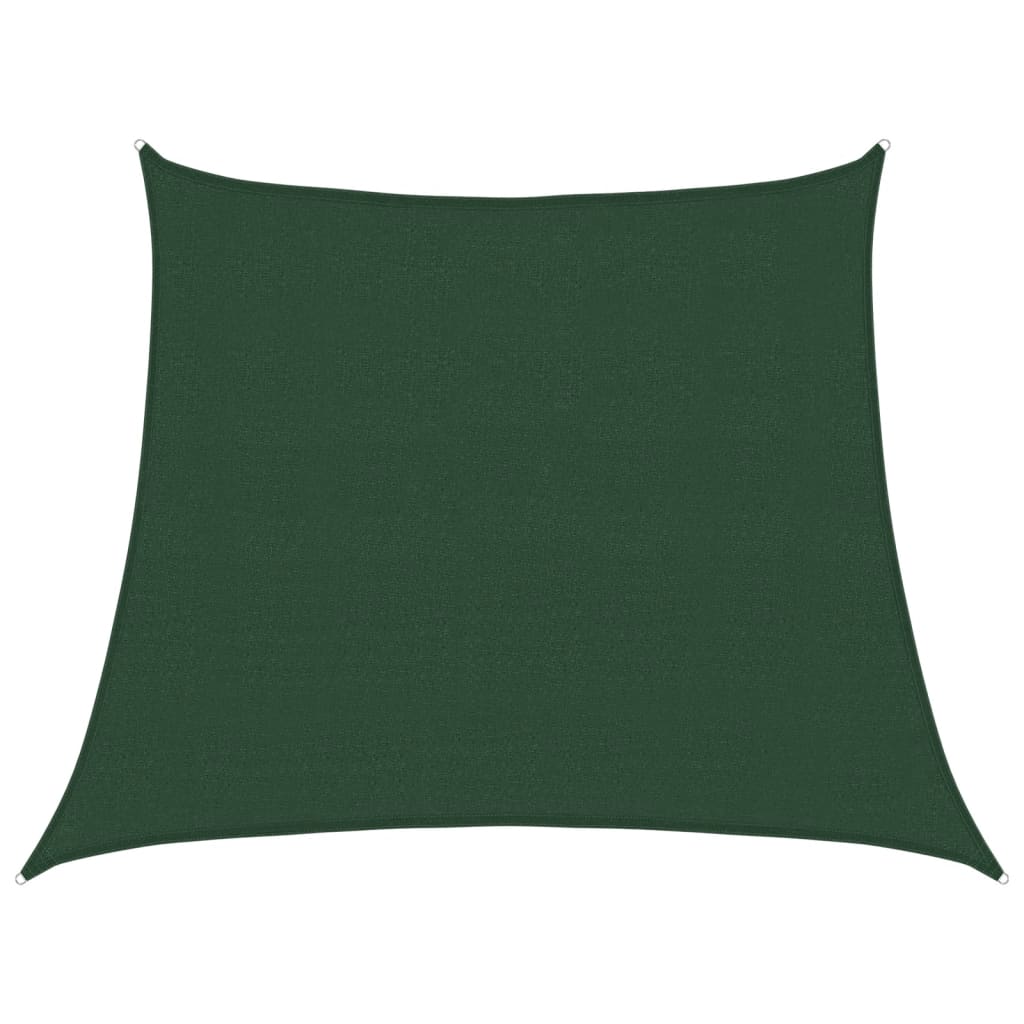 vidaXL Sunshade Sail 160 g/m² Dark Green 3/4x3 m HDPE