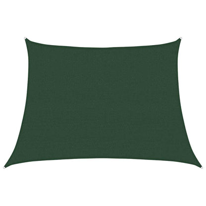 vidaXL Sunshade Sail 160 g/m² Trapezium Dark Green 4/5x3 m HDPE