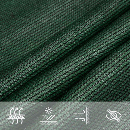vidaXL Sunshade Sail 160 g/m² Trapezium Dark Green 4/5x3 m HDPE