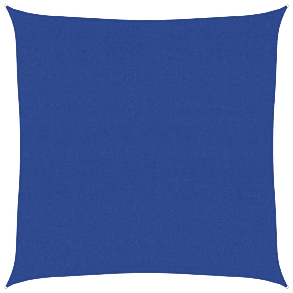 vidaXL Sunshade Sail 160 g/m² Square Blue 5x5 m HDPE