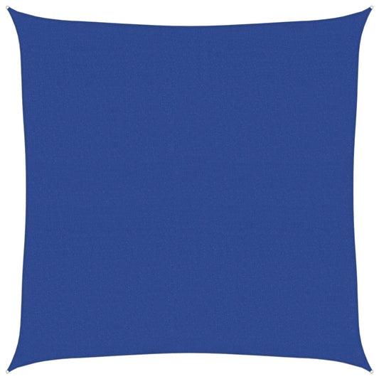 vidaXL Sunshade Sail 160 g/m² Square Blue 6x6 m HDPE