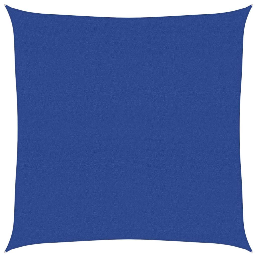 vidaXL Sunshade Sail 160 g/m² Square Blue 6x6 m HDPE