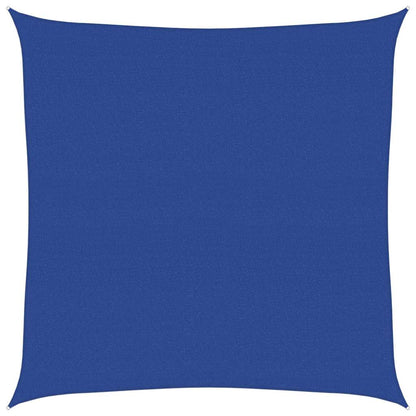 vidaXL Sunshade Sail 160 g/m² Square Blue 6x6 m HDPE