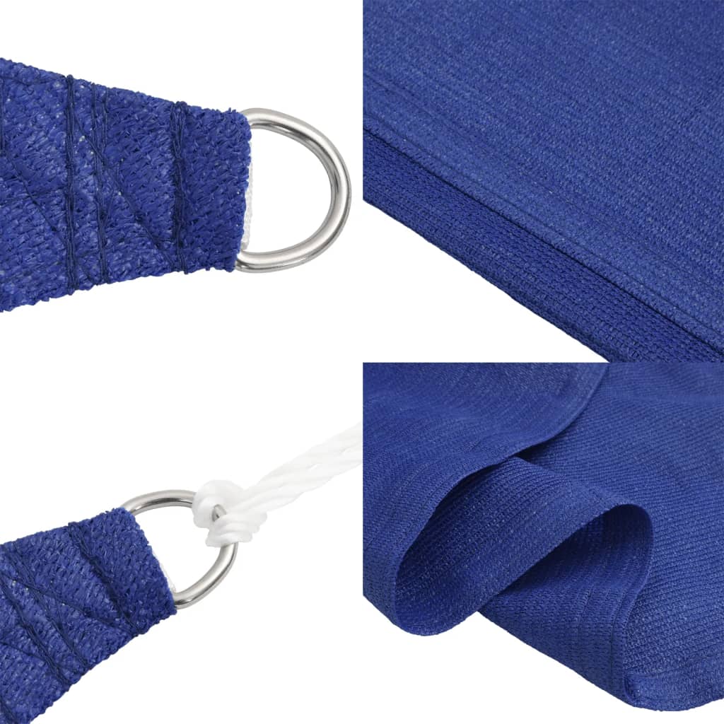 vidaXL Sunshade Sail 160 g/m² Square Blue 6x6 m HDPE