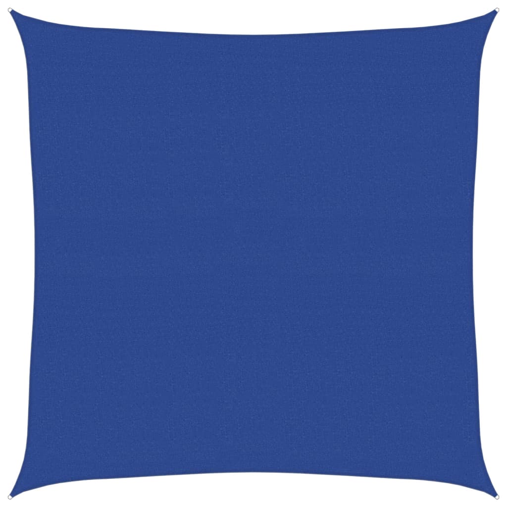 vidaXL Sunshade Sail 160 g/m² Square Blue 7x7 m HDPE