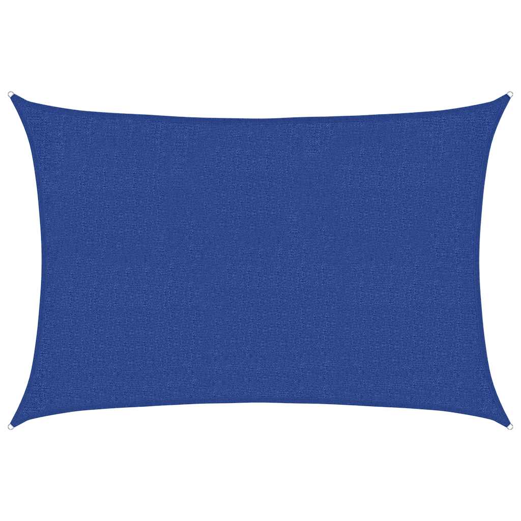 vidaXL Sunshade Sail 160 g/m² Blue 2x2.5 m HDPE