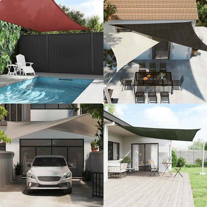 vidaXL Sunshade Sail 160 g/m² Blue 2x2.5 m HDPE