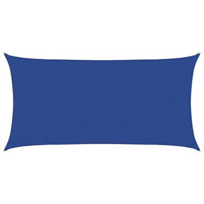 vidaXL Sunshade Sail 160 g/m² Blue 2x3.5 m HDPE