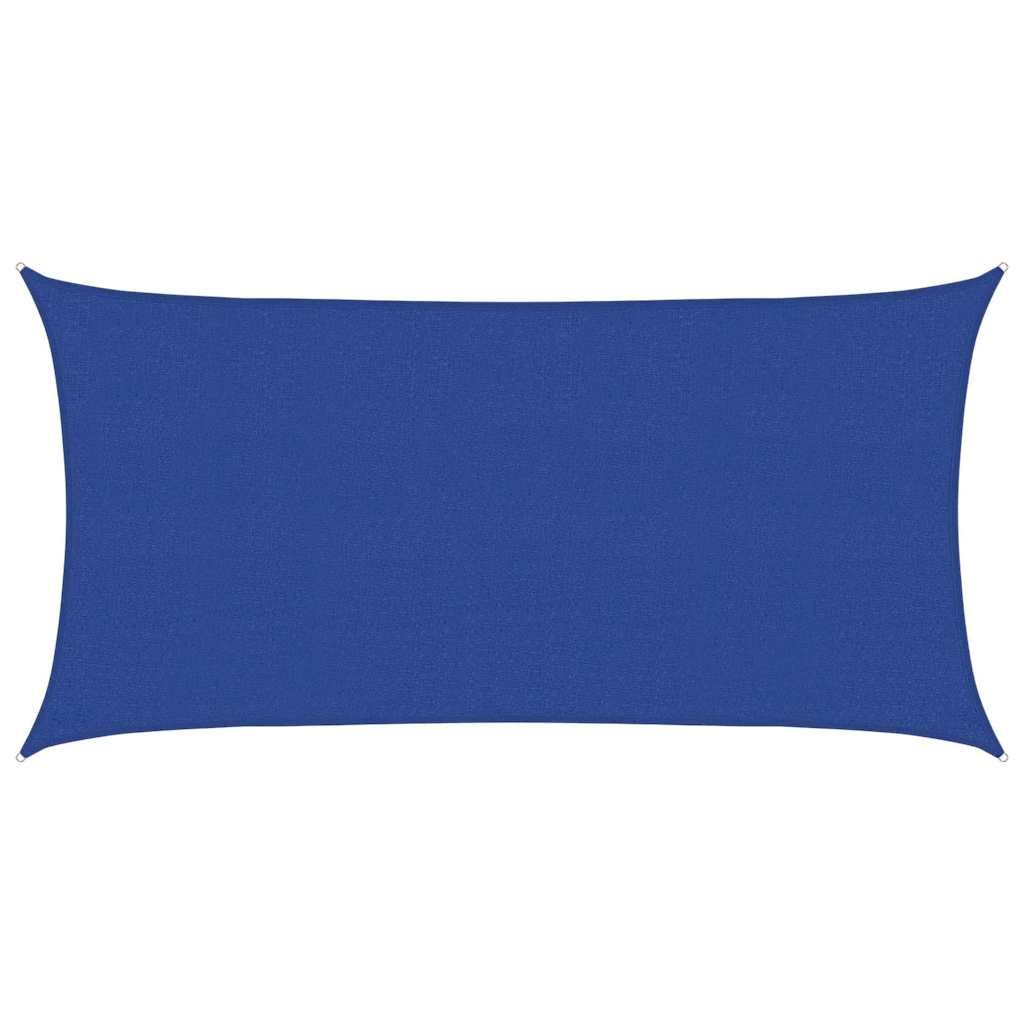 vidaXL Sunshade Sail 160 g/m² Blue 2x4 m HDPE