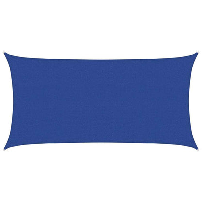 vidaXL Sunshade Sail 160 g/m² Blue 2x4 m HDPE