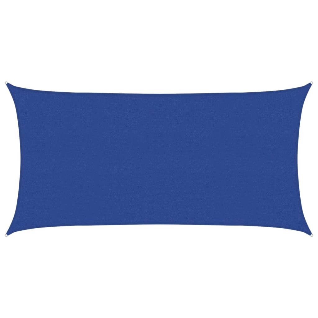 vidaXL Sunshade Sail 160 g/m² Blue 2x4 m HDPE