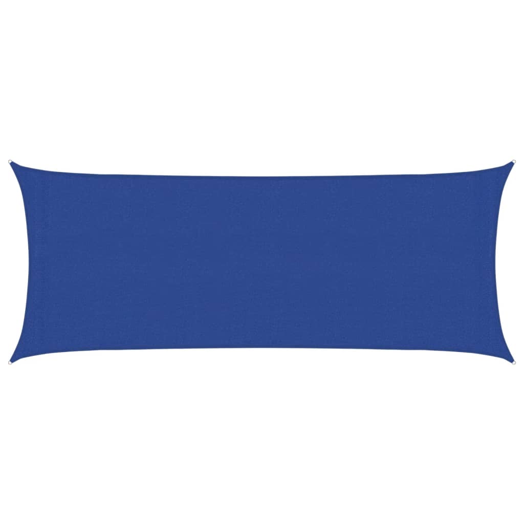 vidaXL Sunshade Sail 160 g/m² Blue 2x5 m HDPE