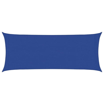 vidaXL Sunshade Sail 160 g/m² Blue 2x5 m HDPE