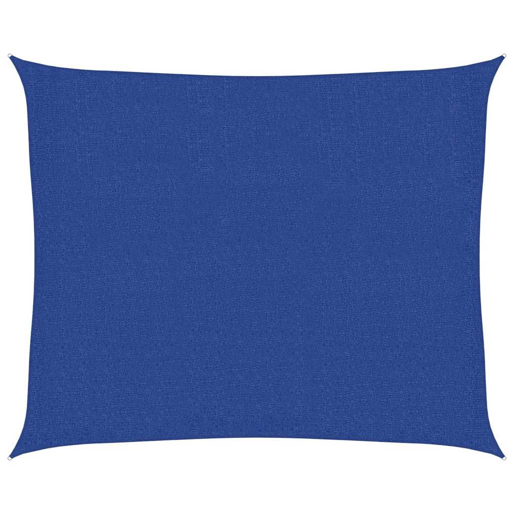 vidaXL Sunshade Sail 160 g/m² Blue 2.5x3 m HDPE