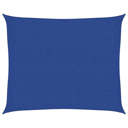 vidaXL Sunshade Sail 160 g/m² Blue 2.5x3 m HDPE