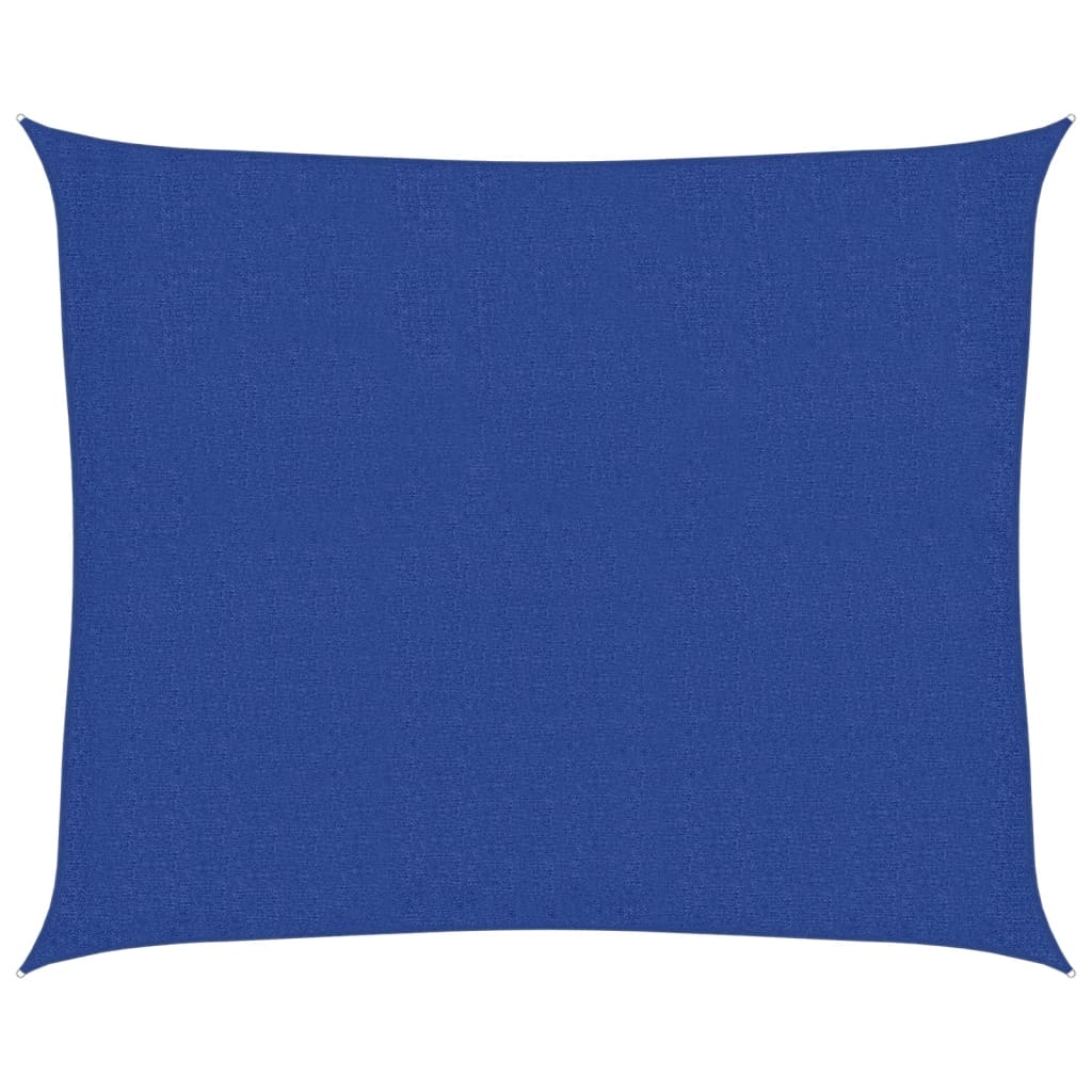 vidaXL Sunshade Sail 160 g/m² Blue 2.5x3 m HDPE