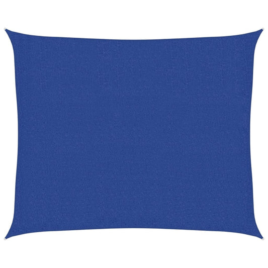 vidaXL Sunshade Sail 160 g/m² Blue 2.5x3 m HDPE