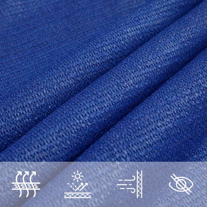 vidaXL Sunshade Sail 160 g/m² Blue 2.5x3 m HDPE