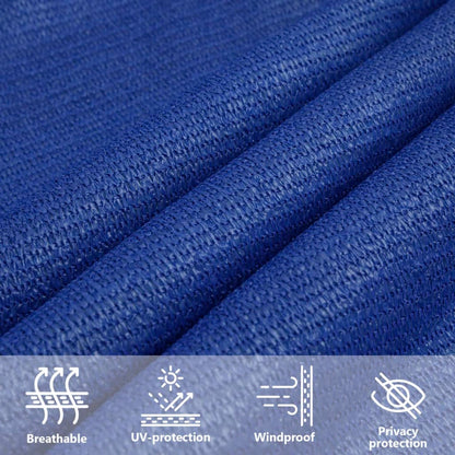 vidaXL Sunshade Sail 160 g/m² Blue 2.5x3.5 m HDPE