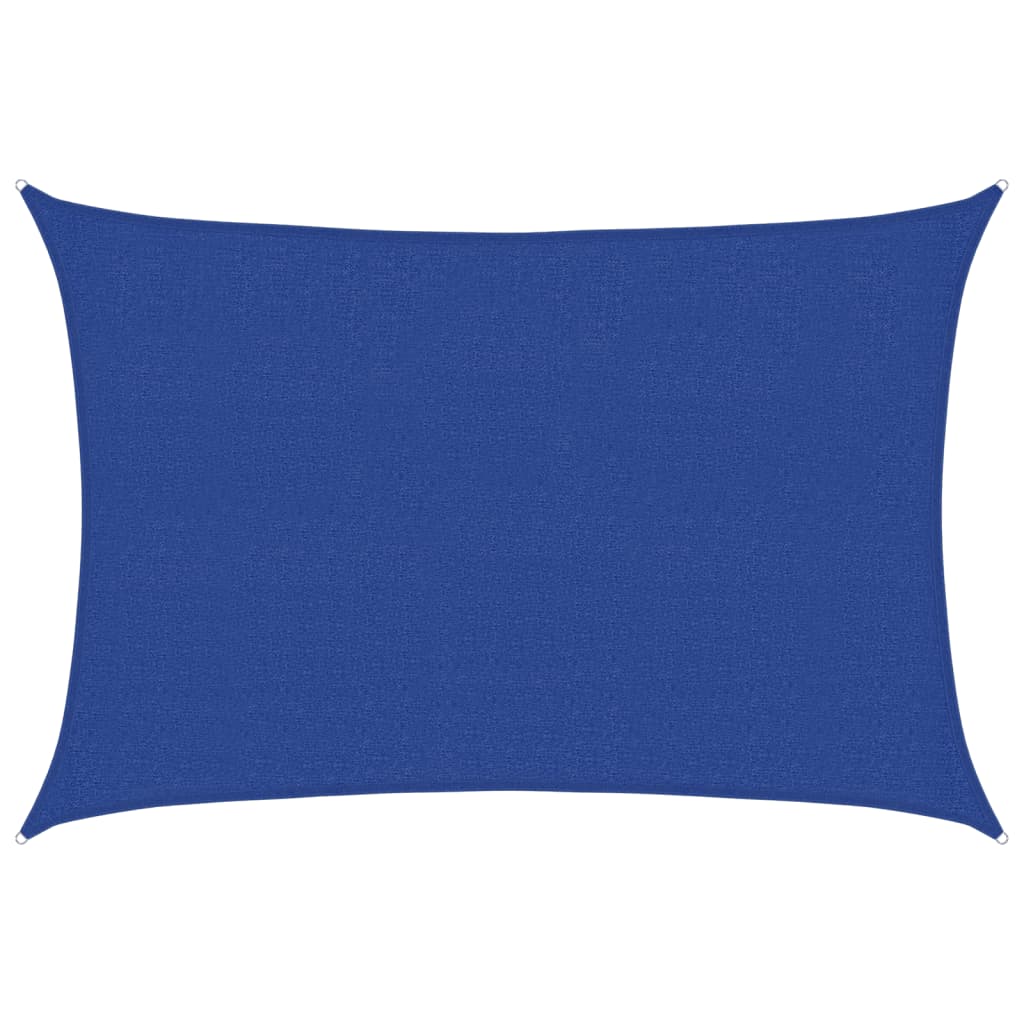 vidaXL Sunshade Sail 160 g/m² Blue 2.5x4 m HDPE