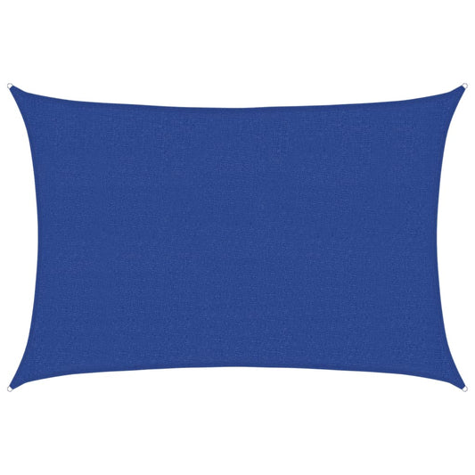 vidaXL Sunshade Sail 160 g/m² Blue 2.5x4 m HDPE