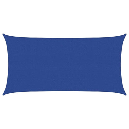 vidaXL Sunshade Sail 160 g/m² Blue 2.5x4.5 m HDPE