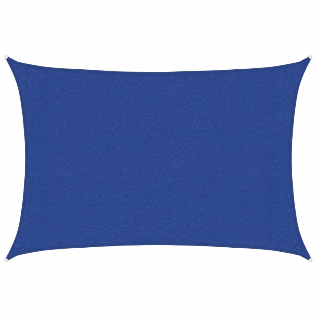 vidaXL Sunshade Sail 160 g/m² Rectangular Blue 3x4 m HDPE