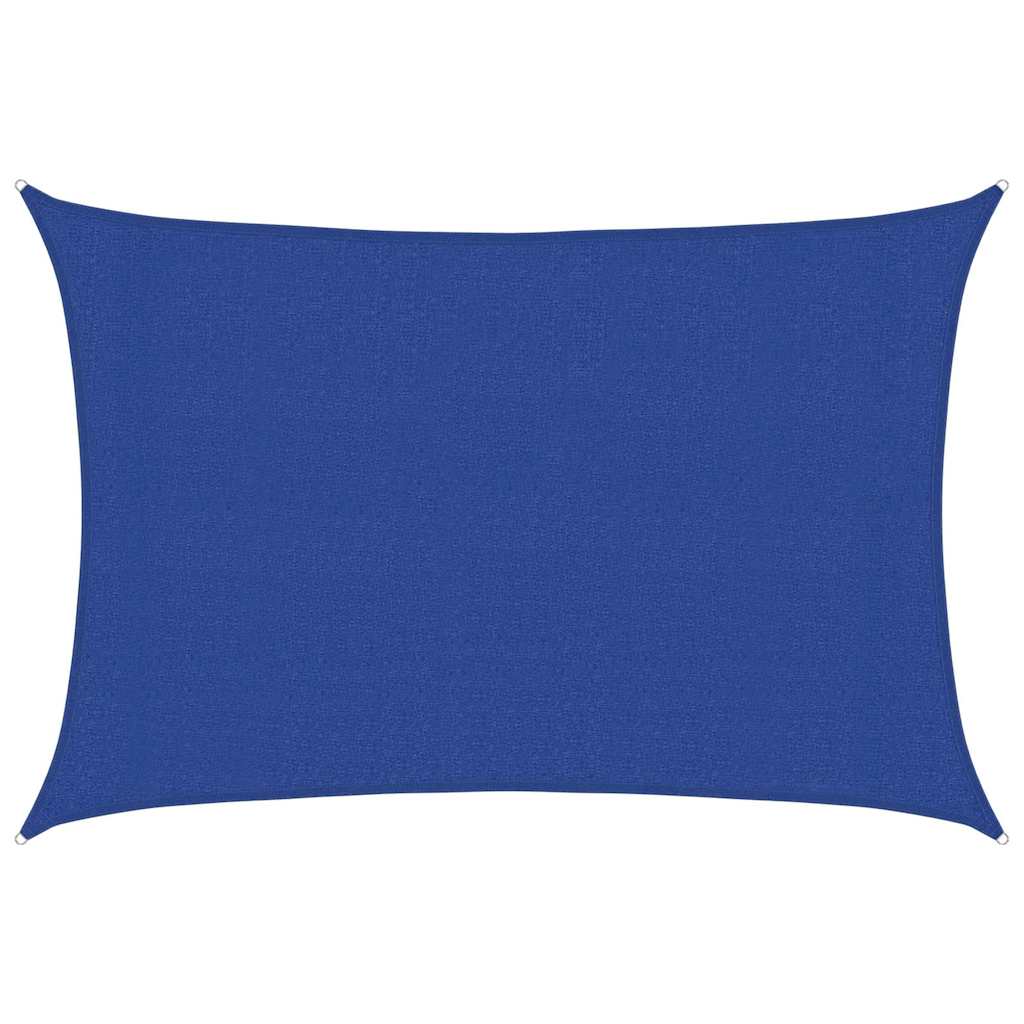 vidaXL Sunshade Sail 160 g/m² Rectangular Blue 3x4.5 m HDPE