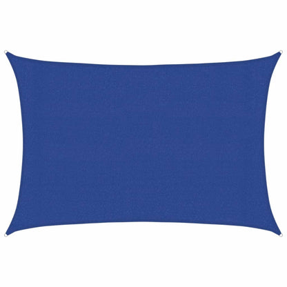 vidaXL Sunshade Sail 160 g/m² Rectangular Blue 3x4.5 m HDPE