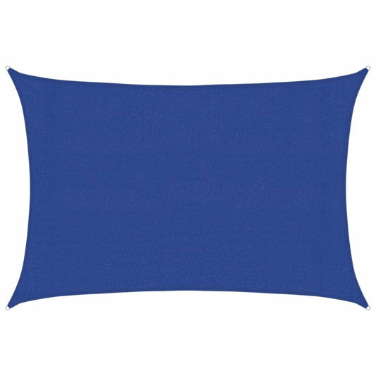 vidaXL Sunshade Sail 160 g/m² Rectangular Blue 3x4.5 m HDPE